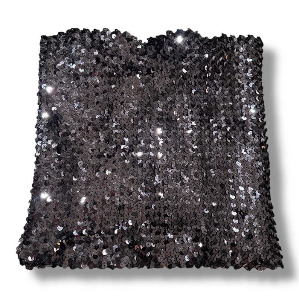 Victoria's Secret Vintage Sequin Sweetheart Tube Top S/M Y2K Party Clubwear